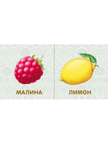 Книжки - картонки. Фрукты и овощи
