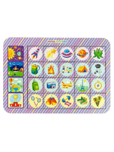 Обучающая игра "Досочки ассоциации. Увлечения"