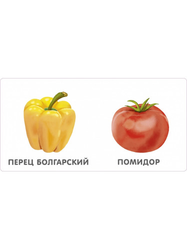 Книжки - картонки. Овощи