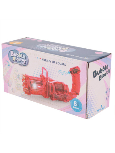 Мыльные пузыри "Bubble blaster" Красный бластер