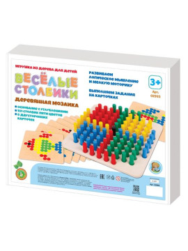 Развивающая игра Десятое королевство Веселые столбики / 02993 (101эл)