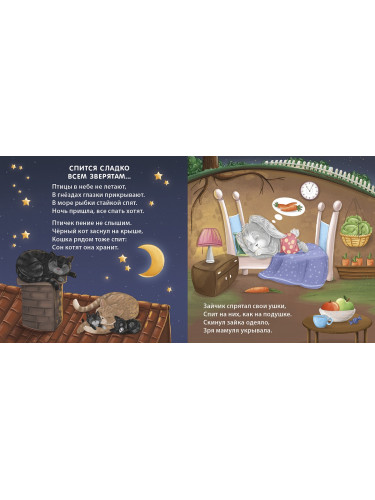 Книжки - картонки . Сонная книжка для моей малышки